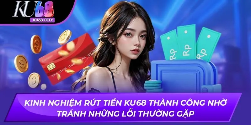 Kinh nghiệm rút tiền KU68 thành công nhờ tránh những lỗi thường gặp